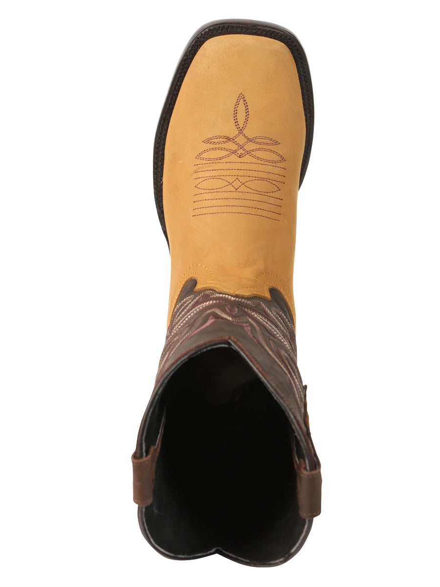 El General Men's Rodeo Boots - Papaya 45526