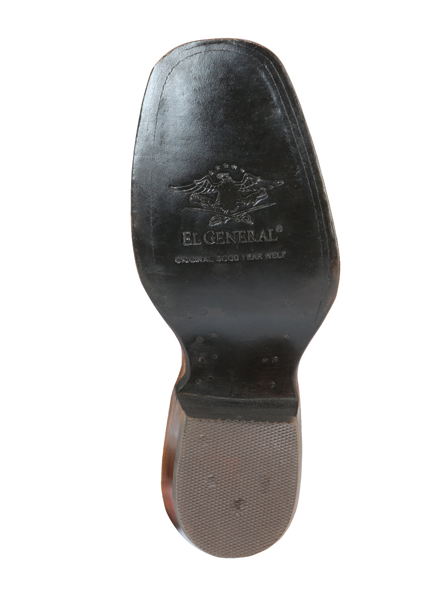 El General Womens Rodeo Boot - Nubuck Camel 51164