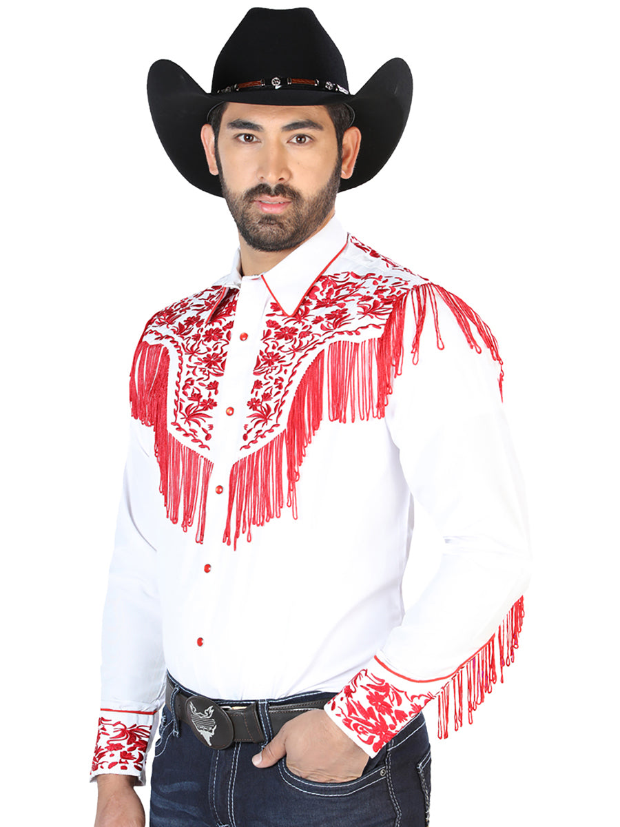 The Lord of the Skies Embroidery Shirt White/Red 126708