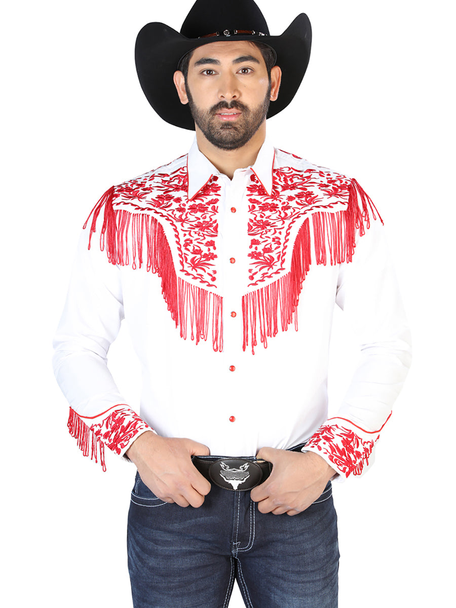 The Lord of the Skies Embroidery Shirt White/Red 126708