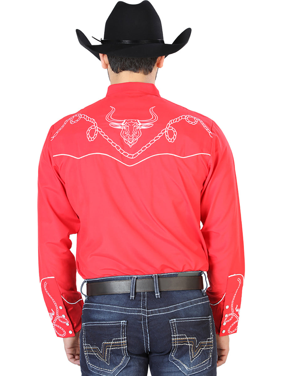The Lord of the Skies Embroidery Shirt Red/White 126713