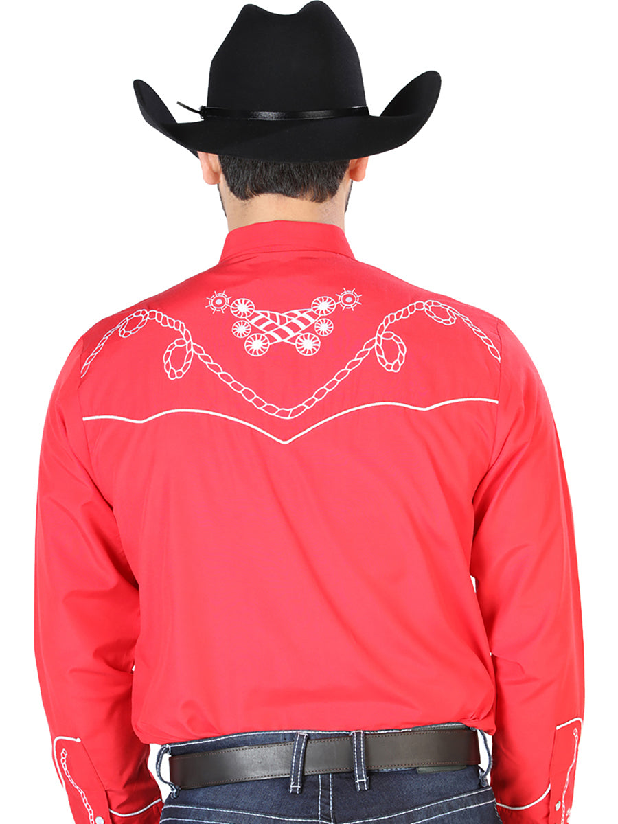The Lord of the Skies Embroidery Shirt Red/White 126719