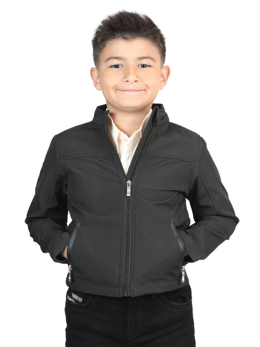 Centenario Kids Black Poly Jacket 127085