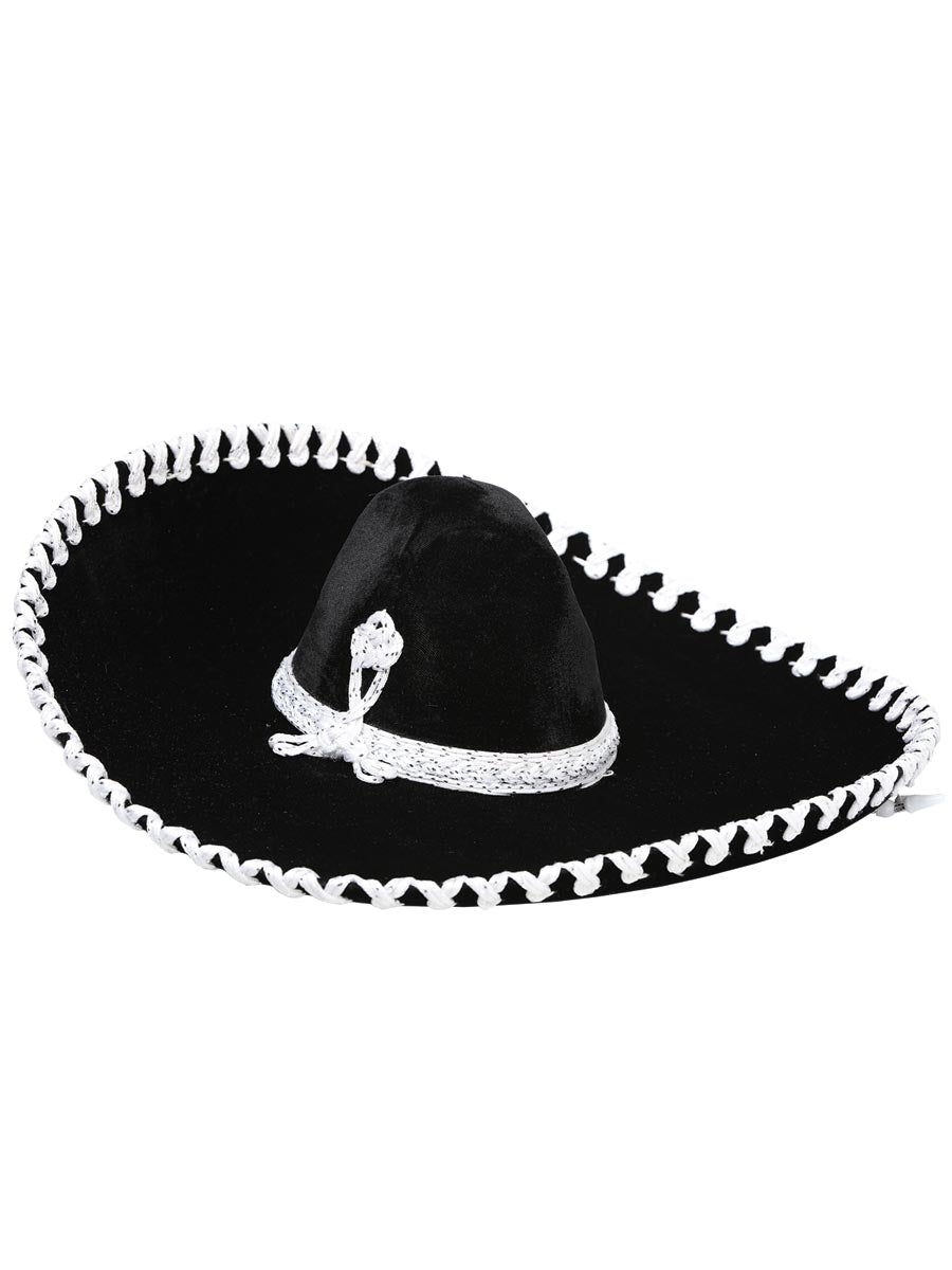 Kids
 Mexican Charro Hat Velvet Black/Silver 600317