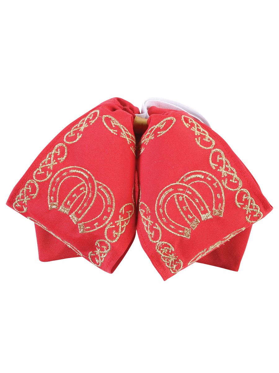 Adult
 Mexican Charro Bow Tie 100% Polyester Red/Gold 600485
