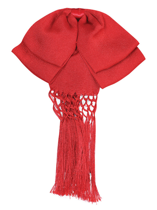 Mexican Charro Bow Tie 85% Articela, 15% Polyester Red 601317