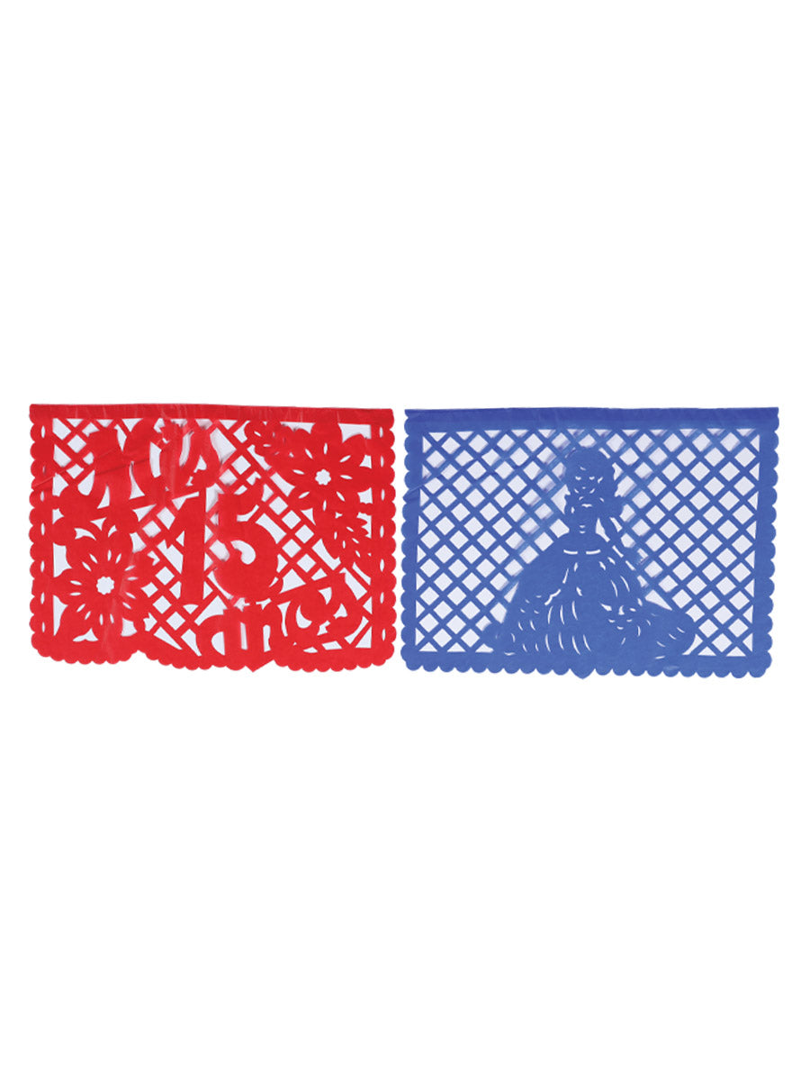 Decorative Papel Picado My XV Years Multicolor 601855