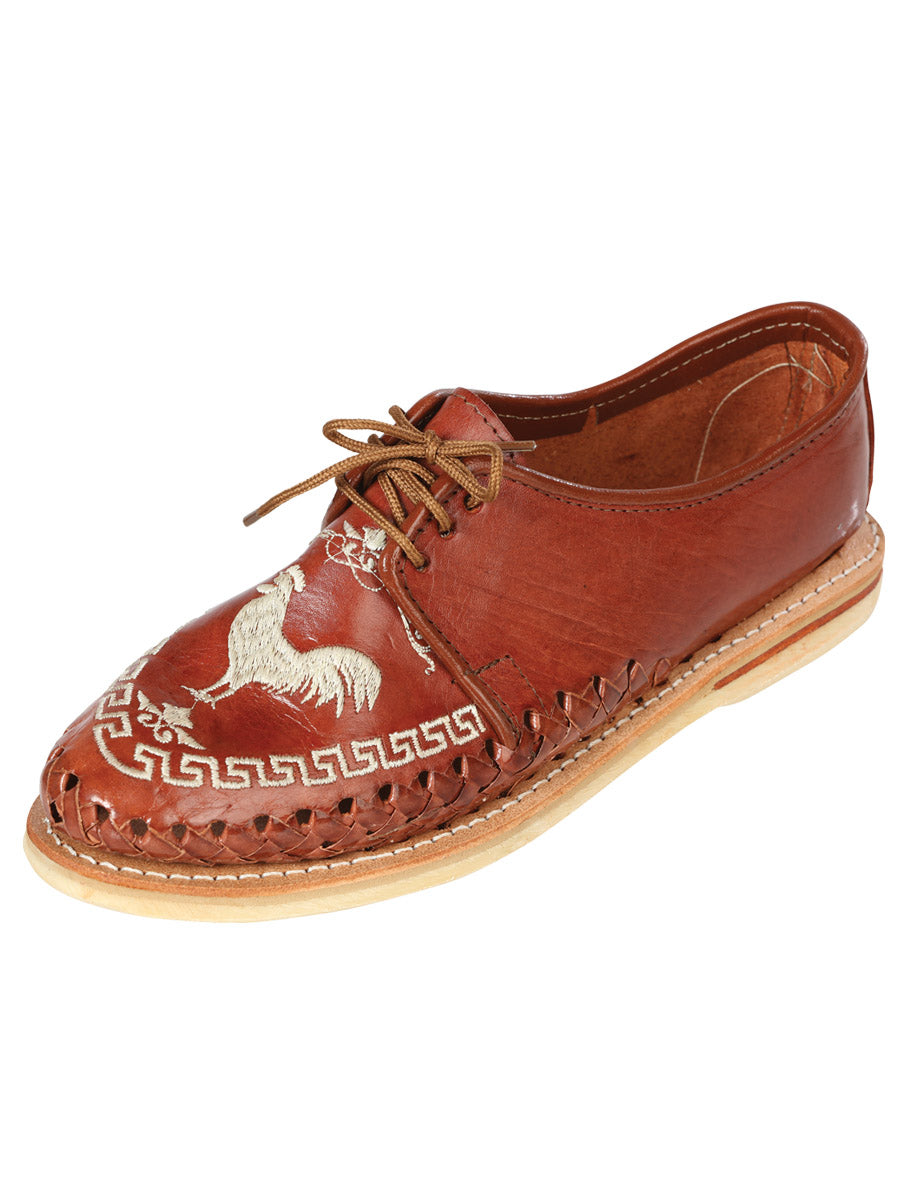 Mexican Artisanal Shoes Leather Honey/Brown 603357