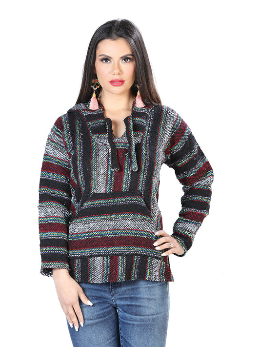 Artisanal Sweatshirt Jerga 100% Acrylan Multicolor 603852