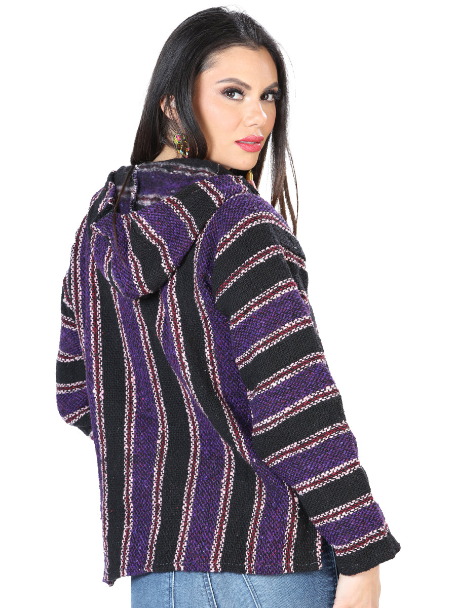 Artisanal Sweatshirt Jerga 100% Acrylan Multicolor 603853